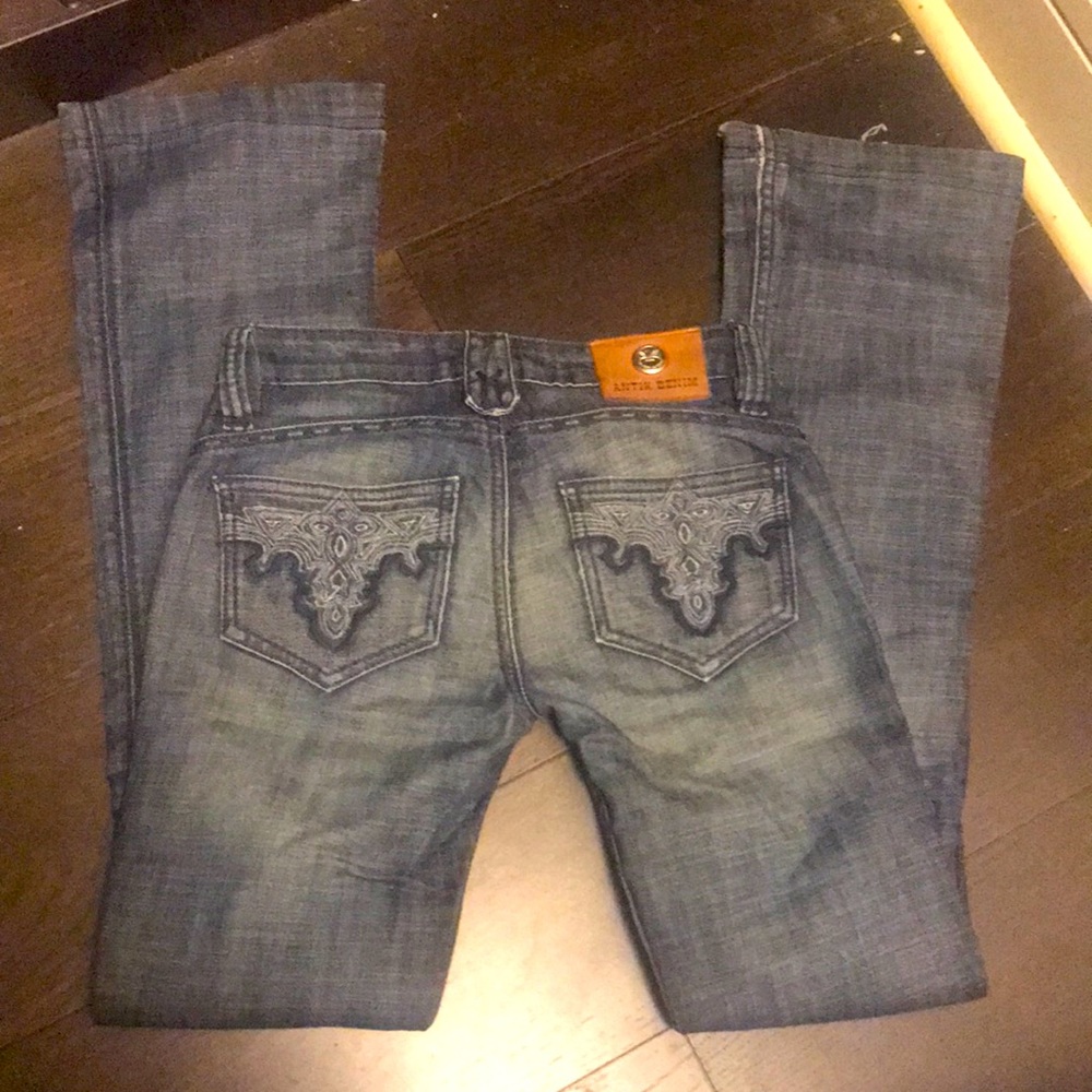 Antik denim side stitch boot cut 24